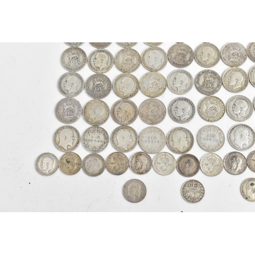 269 - Mixed British coinage - 20th century pre-1920 shillings, sixpence and threepence, 608.2g