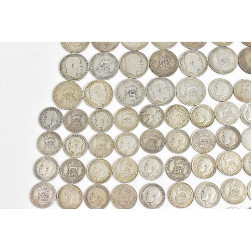 269 - Mixed British coinage - 20th century pre-1920 shillings, sixpence and threepence, 608.2g