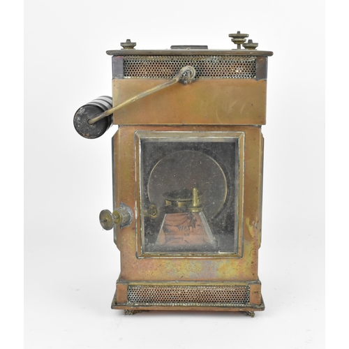 295 - A late 19th century ships lantern, by G. Polkey of Birmingham 1897, 32 cm