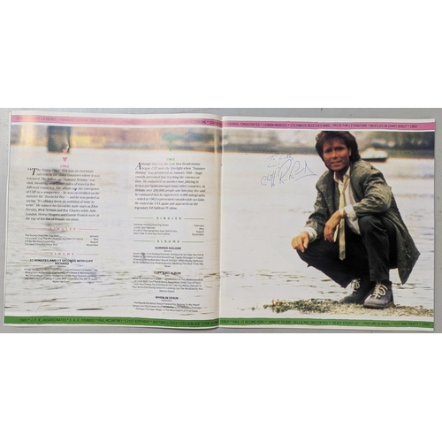 480 - A signed Cliff Richard 'Always Guaranteed' World Tour programme Location: A2B