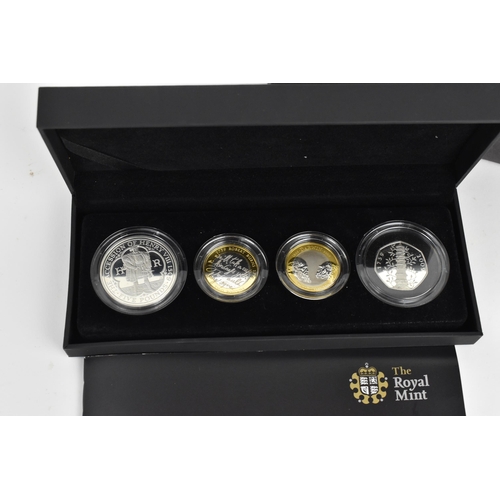 379 - Elizabeth II (1952-2022) - Royal Mint 2009 silver proof Piedford four coin collection, comprising Ke... 