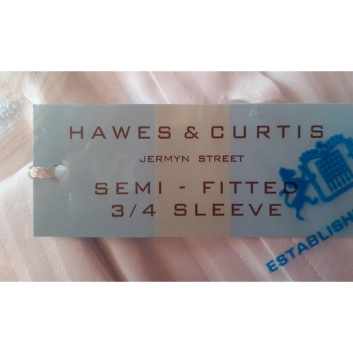 83 - Hawes & Curtis- Five late 20th Century ladies formal shirts of various colours to include Massimo an... 