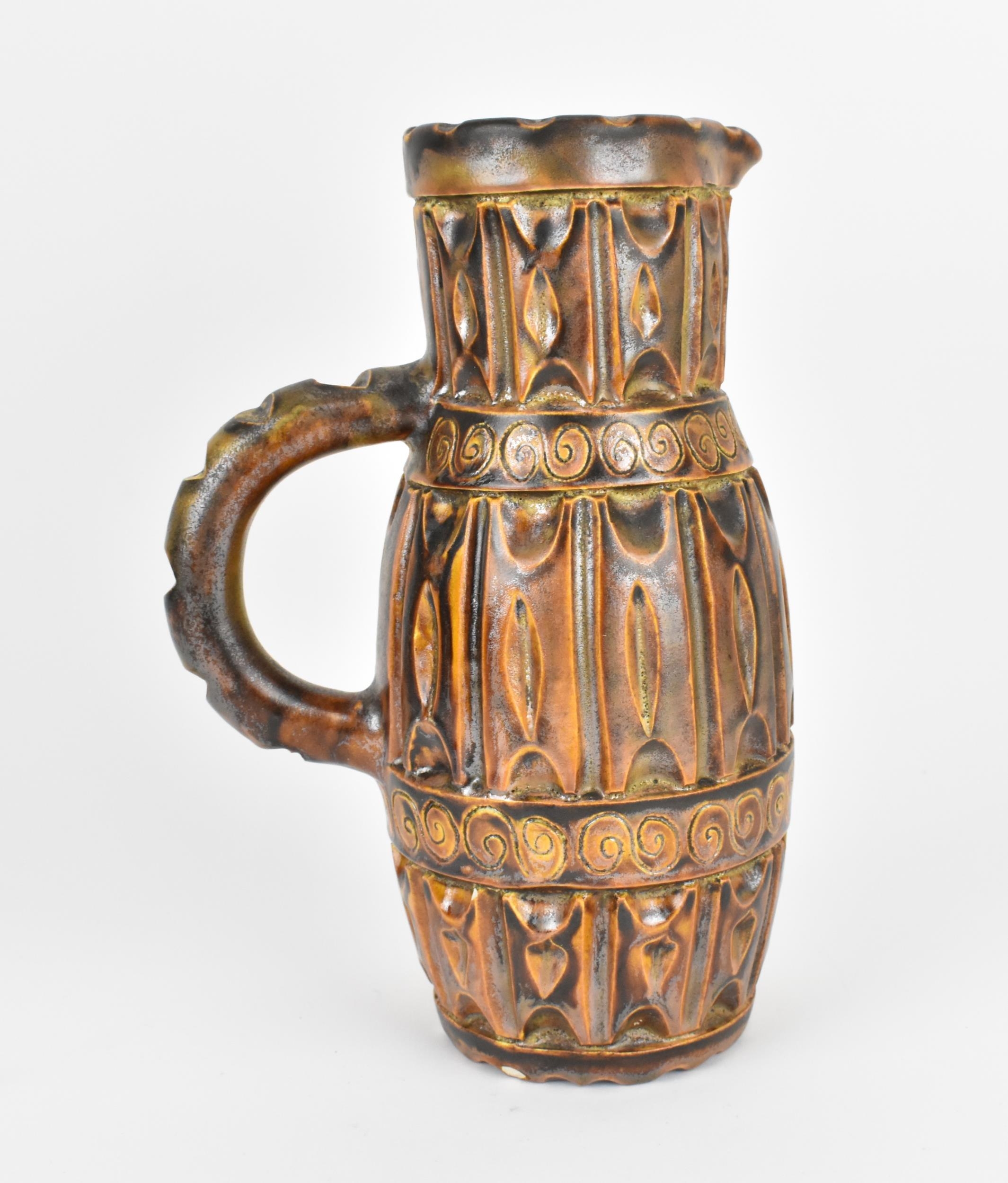 A French Vallauris pottery jug designed by Huguette or
