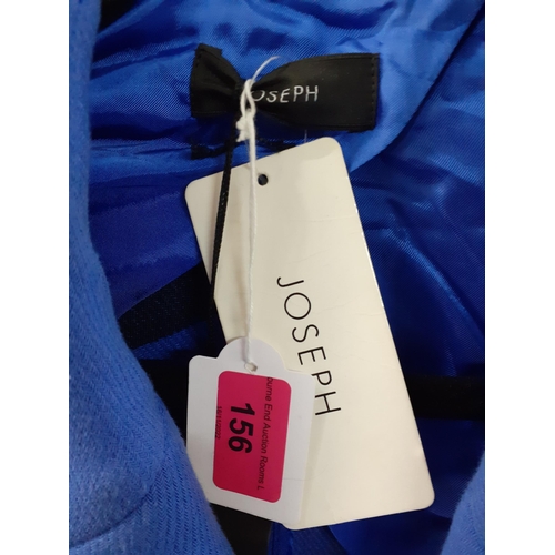 156 - A Joseph ladies sky blue jacket, new with tags together with 2 pairs of fashion shoes and 1 pair of ... 