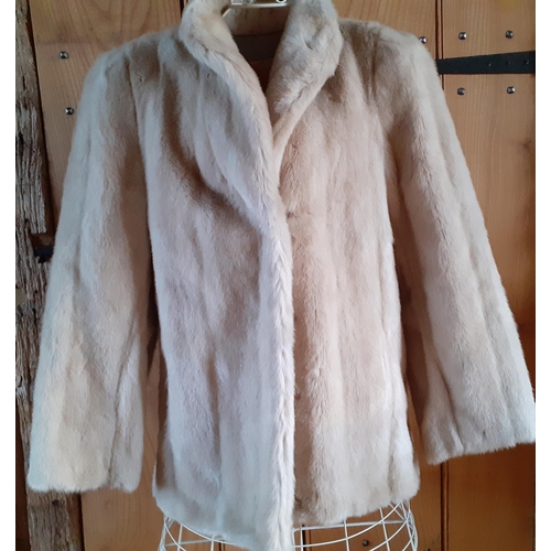 175 - A quantity of fur and faux fur outer-garments to include a vintage Style VI ltd cream faux fur jacke... 