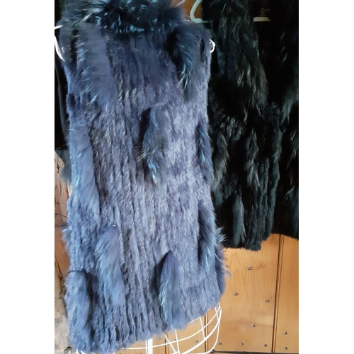 175 - A quantity of fur and faux fur outer-garments to include a vintage Style VI ltd cream faux fur jacke... 