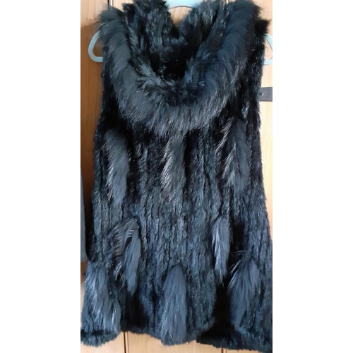 175 - A quantity of fur and faux fur outer-garments to include a vintage Style VI ltd cream faux fur jacke... 