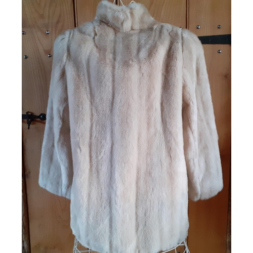 175 - A quantity of fur and faux fur outer-garments to include a vintage Style VI ltd cream faux fur jacke... 