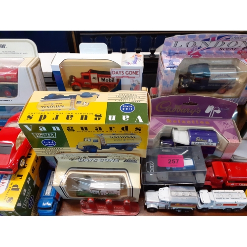 257 - Mixed die cast collectors vehicles to include boxed Vanguard commercial trucks
Location: RAB