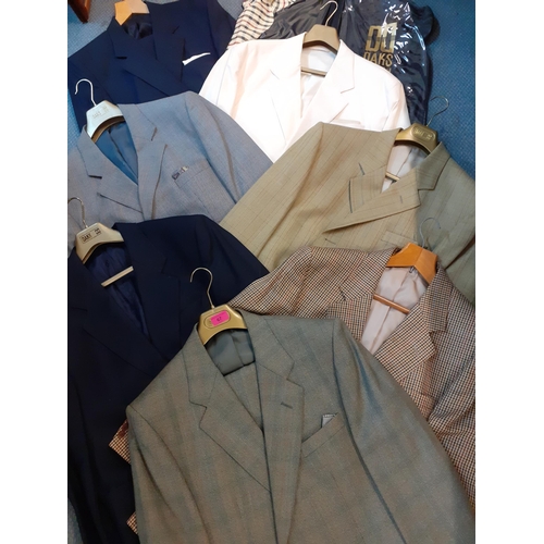 67 - A quantity of late 20th Century Daks gents suits and jackets, various sizes to include 44