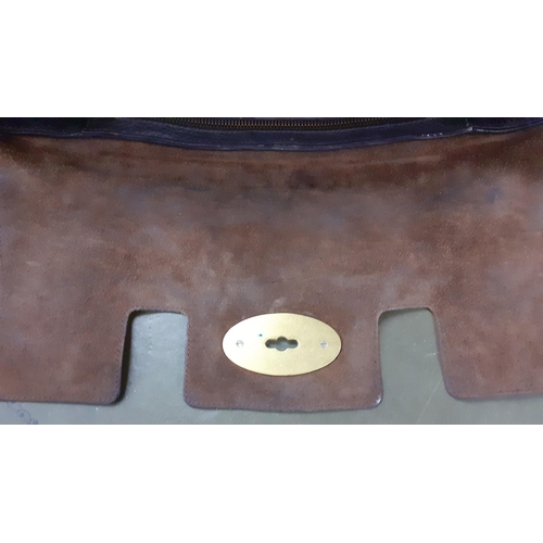 7 - Mulberry-A Bayswater brown natural grain leather handbag with brushed gold tone hardware having a br... 