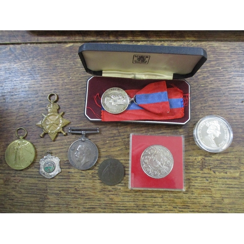 225 - A first World War 1914-15 star three medal campaign group named to19335 Pte R. Steer Suffold regimen... 