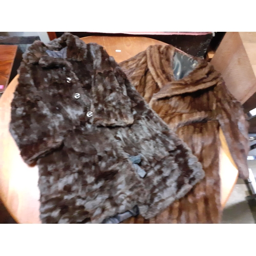 166A - A late 20th Century brown ermine coat 34