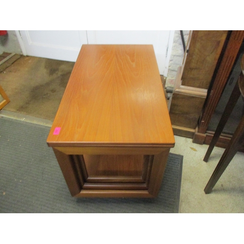 233 - A 1970s McIntosh teak foldover table with nest of two inset tables Location: FOYER