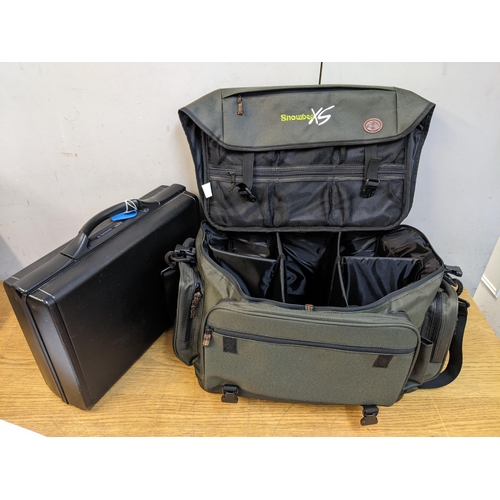 299 - A Samsonite briefcase and a Snowbee XS fishing bag
Location: G