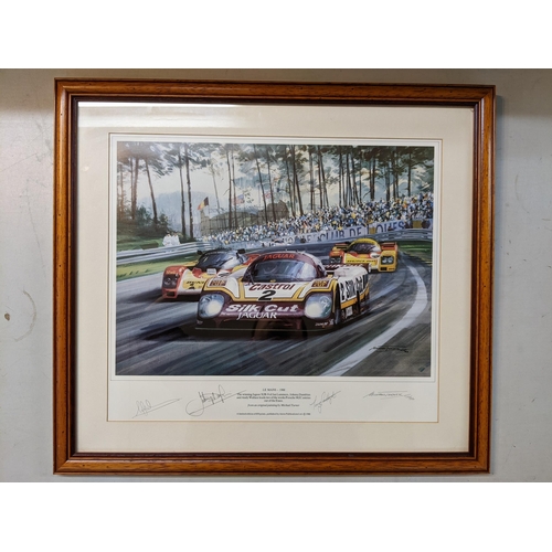 184 - Michael Turner - Motor racing signed prints entitled Le Mans 1988, numbered 173/850
Location:RWF