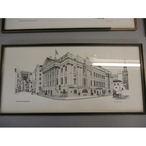 21 - Ronald Maddox - three limited edition prints: The Mansion House, Royal Naval College and Royal Festi... 