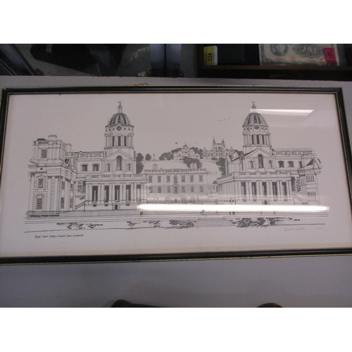 21 - Ronald Maddox - three limited edition prints: The Mansion House, Royal Naval College and Royal Festi... 