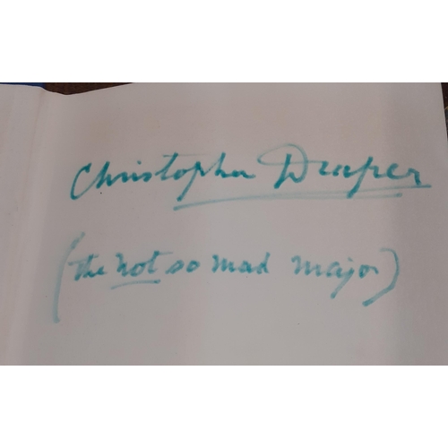 36 - A 1951 Biggles Defies the Swastika by Capt W.E Jones, a signed Major Christopher Draper 'The Mad Maj... 