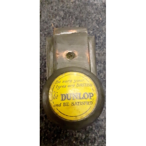 59 - A vintage Dunlop paper sealer together with mixed metalware to include scales, a gentleman's vanity ... 