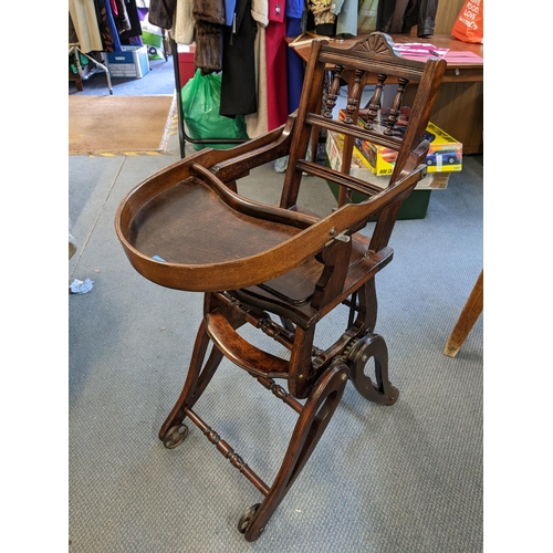 179 - A restored Victorian child's metamorphic high chair
Location:BWR