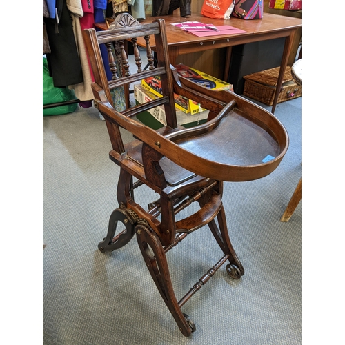 179 - A restored Victorian child's metamorphic high chair
Location:BWR