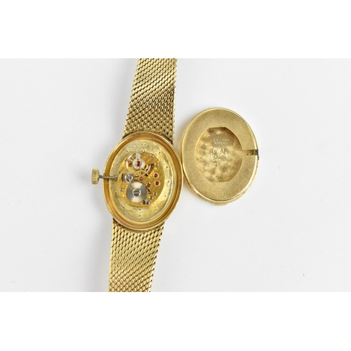 31 - A Rotary manual wind, ladies 9ct gold wristwatch having a gilt dial with baton markers and integral ... 