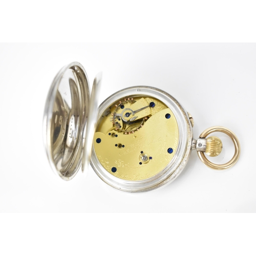 101 - An early 20th century Charles Frodsham, silver open faced pocket watch having a white enamel dial, s... 