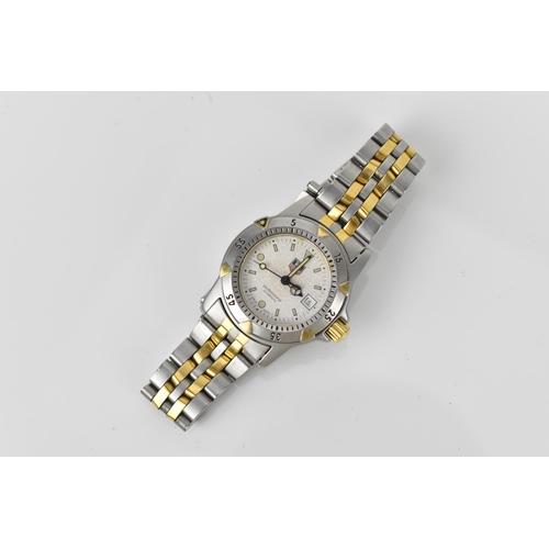 73 - A Tag Heuer, quartz, ladies, stainless steel wristwatch, having a silvered dial, signed Tag Heuer Pr... 