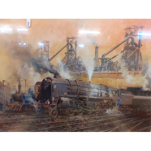 125 - Terence Cuneo - two limited edition prints of The Elizabethan and last of the Steam Workhorses, toge... 