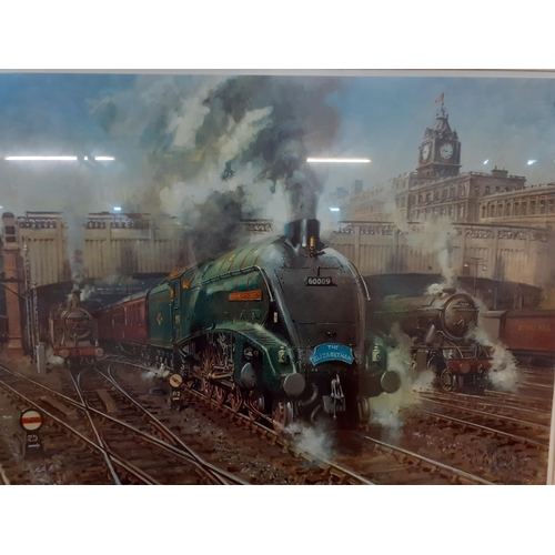 125 - Terence Cuneo - two limited edition prints of The Elizabethan and last of the Steam Workhorses, toge... 