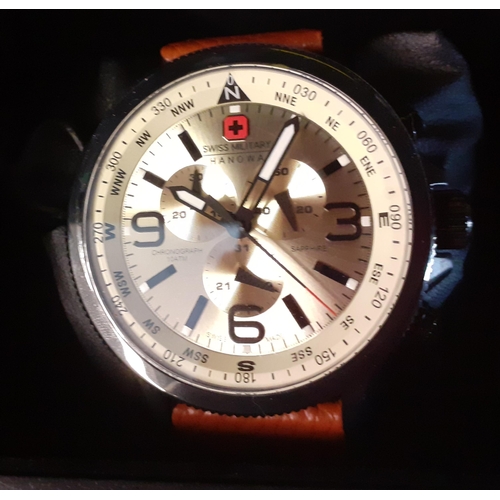 311 - A Swiss Military Hanowa chronograph gents quartz watch
Location: R2:3