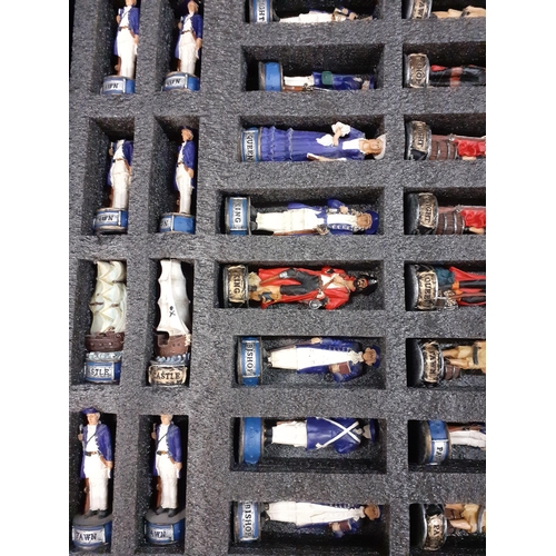 331 - A modern chess set with chess pieces in the form of sailors and pirates
Location: A1M