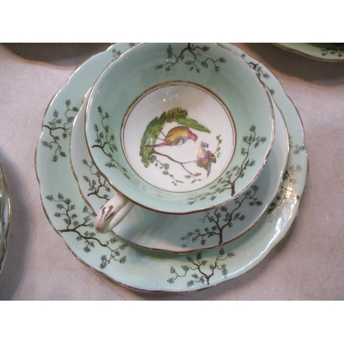 319 - Ceramics to include a late 19th century tea set, a Canton teapot, Booths plates and other plates
Loc... 