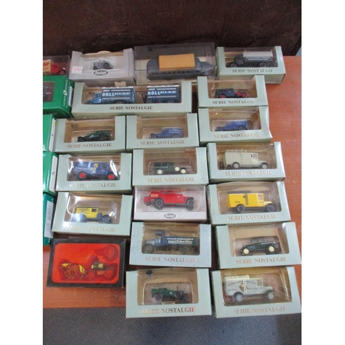 148 - A lot of boxed HO model railway miniatures and accessories to include model vehicles to include Roco... 