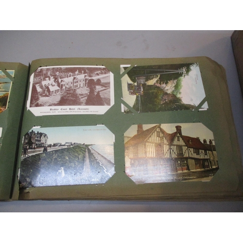 238 - A postcard album with approximately 400 early 20th century and onwards postcards, to include some of... 