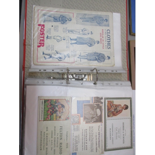 240 - A scrap album containing 20th century programs and photographs, news paper clipping other items toge... 