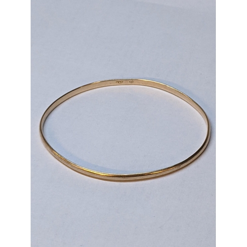 61 - A 15ct gold bangle, 11g Location: CAB5