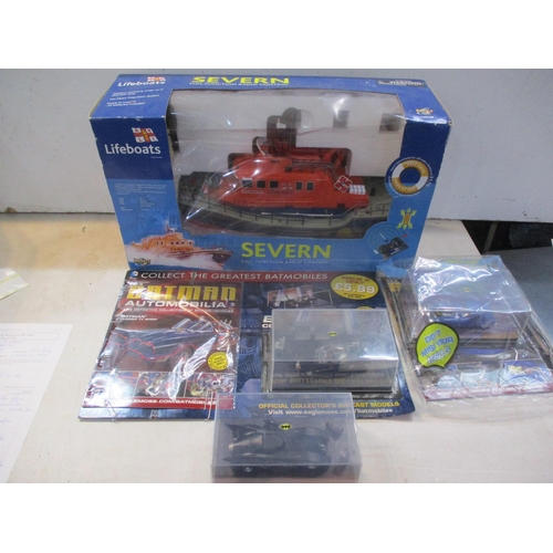 325 - A Lifeboats radio controlled boat, Batman, vehicles and other items Location: LWB