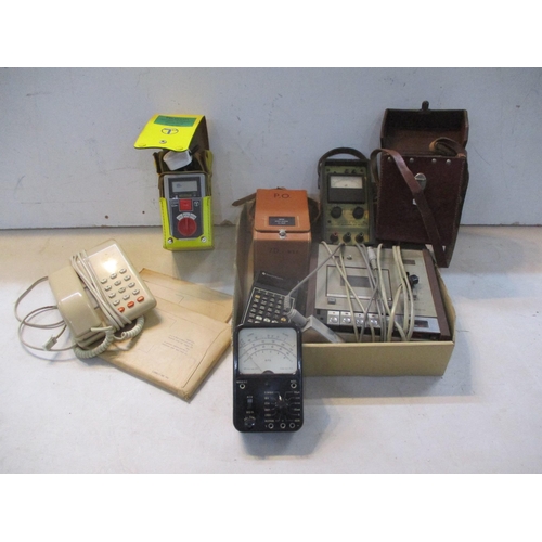 550 - Vintage electrical items to include British Telecom, P.O reading instruments and others
Location: 3.... 