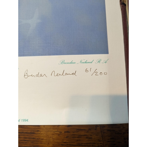 433 - A Brendan Neiland Limited edition print for guests on board the special train journey, 26 of March 1... 