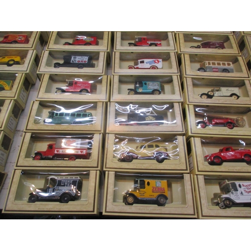 130 - A collection of boxed Days Gone and Lledo and other model diecast vehicles to include Blackpool Tran... 