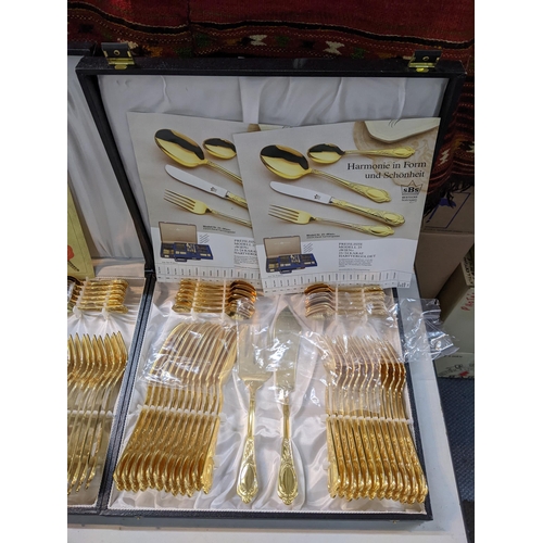 133 - Two cased sets of Solingen cutlery with paperwork Location:RAF