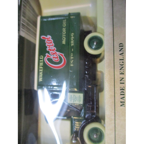 243 - A collection of boxed Days Gone vintage models, matchbox cars, buses and vans to include Kodak, Bosc... 