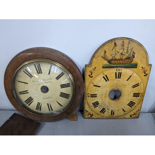 326 - Two early 18th century 30 hour clock movements with painted, unfitted dials
Location:A2M