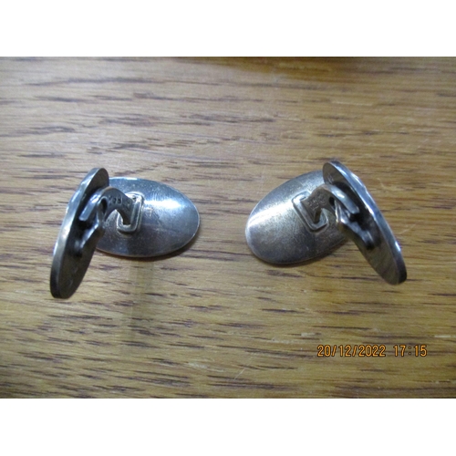 434 - Georg Jensen - a pair of silver oval cufflinks
Location:CAB5