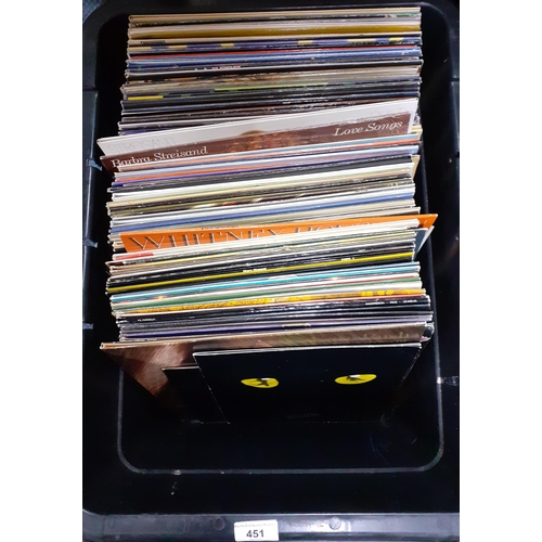 451 - Mixed LP's to include easy listening, classical and theatrical records together with a 'Cats' souven... 