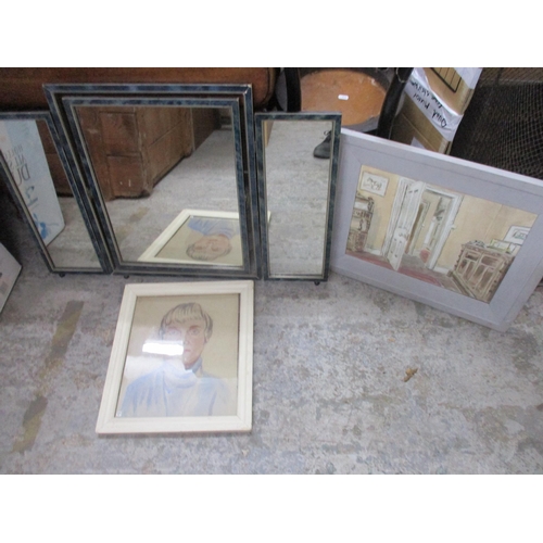 86 - A quantity of framed and unframed oil paintings, watercolours and other pictures to include Barry Pi... 