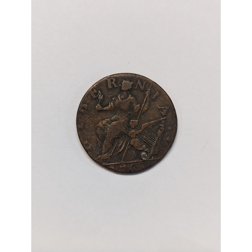 182 - George III (1760-1820) Voce Populi, coinage, a 1760 halfpenny, 76g, Location: CAB1