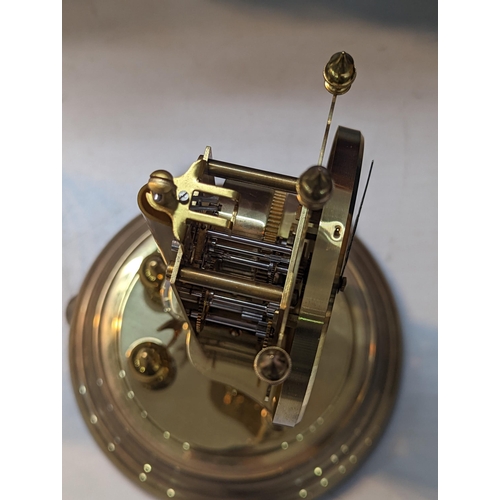 193 - A modern Anniversary Clock by Kiennger & Obergfell, made in Germany, having Roman numerals, the dial... 